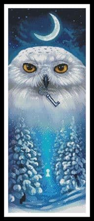 Winter Owl by Artecy printed cross stitch chart